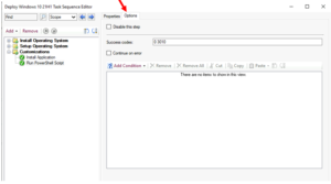 Add Run PowerShell Script Step To SCCM Task Sequence HTMD Blog