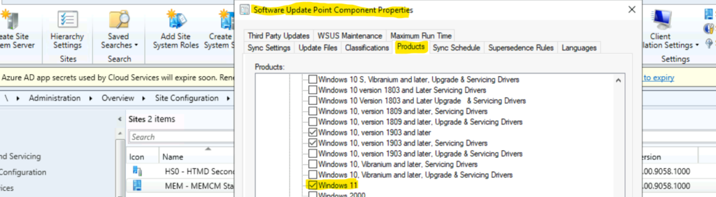 upgrade to windows 11 using wsus