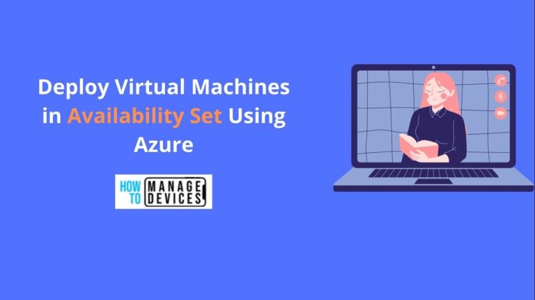 Deploy Virtual Machines in Availability Set Using Azure