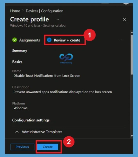 How to Turn Off Lock Screen Toast Notifications with Microsoft Intune Policy- Fig.9