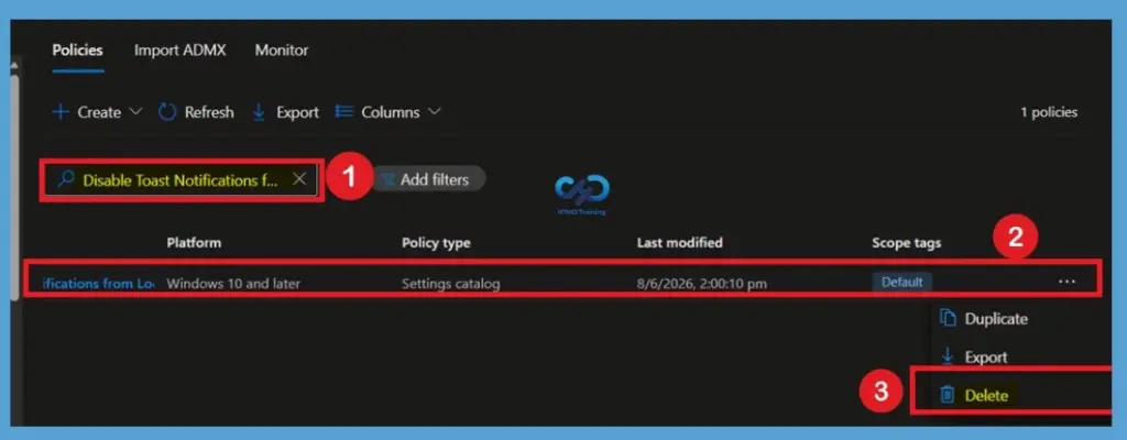 How to Turn Off Lock Screen Toast Notifications with Microsoft Intune Policy- Fig.13