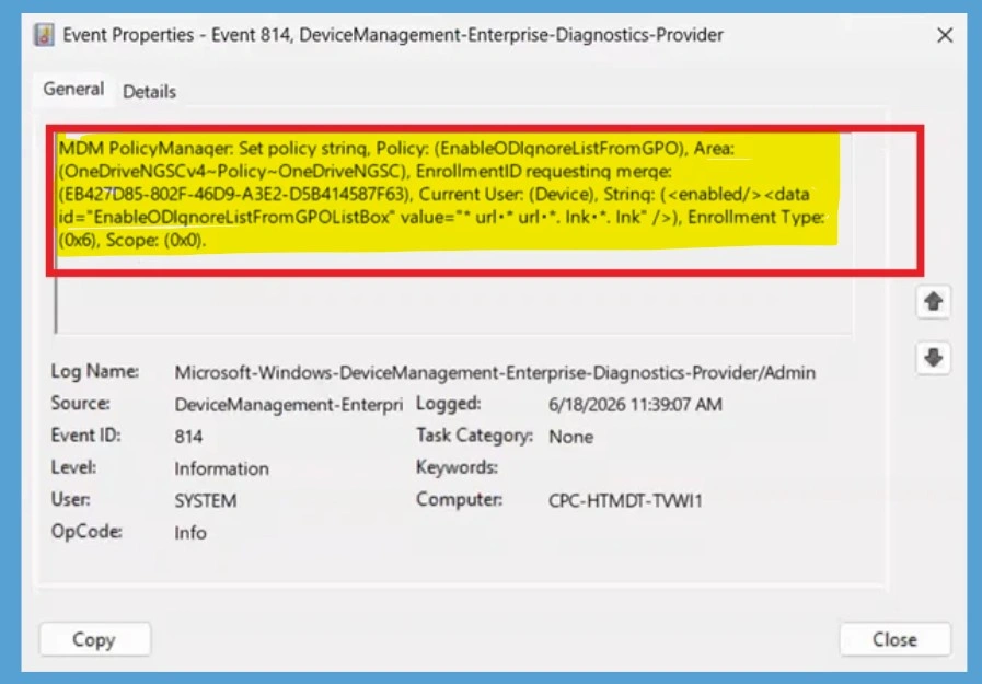 How to Prevent OneDrive from Uploading Specific Files using Intune 2