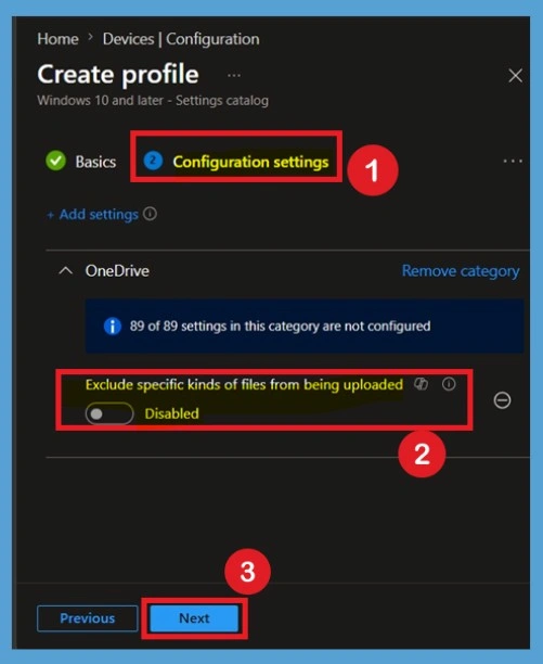 How to Prevent OneDrive from Uploading Specific Files using Intune- Fig.5