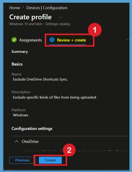 How to Prevent OneDrive from Uploading Specific Files using Intune- Fig.9