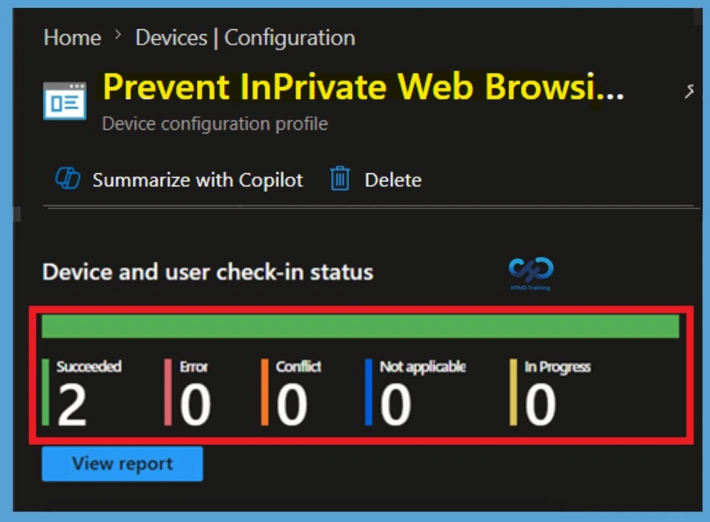 Prevent InPrivate Web Browsing in Microsoft Edge using Intune -Fig.10