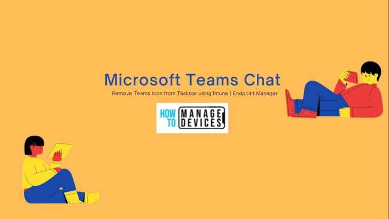 Remove Microsoft Teams Chat Icon From Taskbar Using Intune