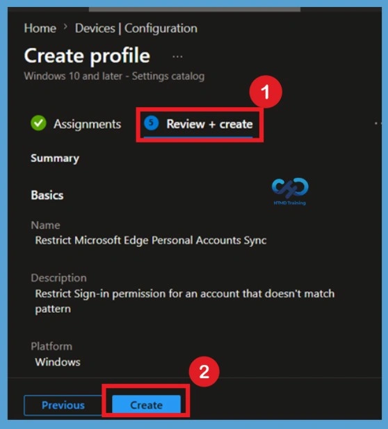 Configure Edge Sign-in Restrictions for Organizational Accounts using Intune Policy 10 Configure Edge Sign-in Restrictions for Organizational Accounts using Intune Policy - Fig.9