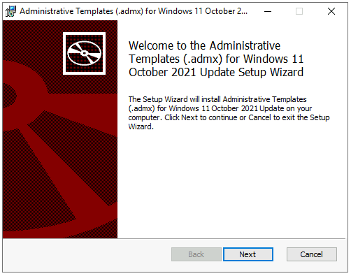 Install Administrative Templates - Download Windows 11 Administrative Templates