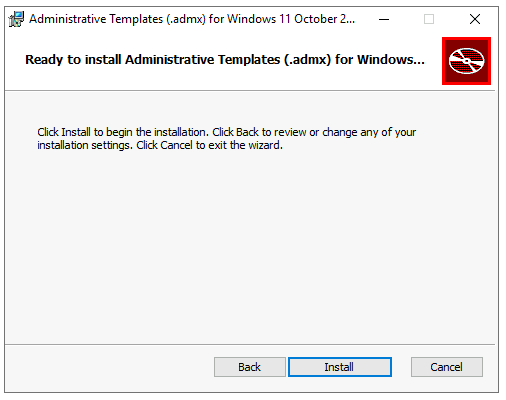 Install Administrative Templates - Download Windows 11 Administrative Templates