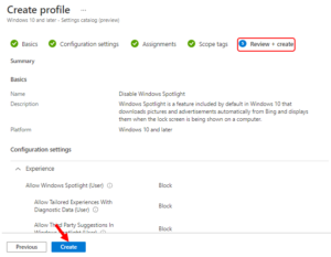 Disable Windows Spotlight Using Intune HTMD Blog