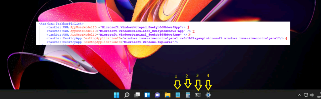 Windows 11 Taskbar Customization Using Intune MEM 1