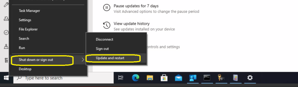 A solution to Windows Update Failed to Restart Error