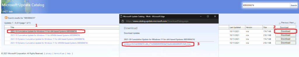 MUSA - Microsoft Update Standalone Installer to Uninstall Windows 11 Patch