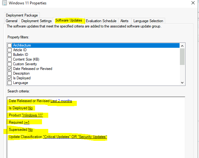 Windows 11 Patch Deployment using SCCM