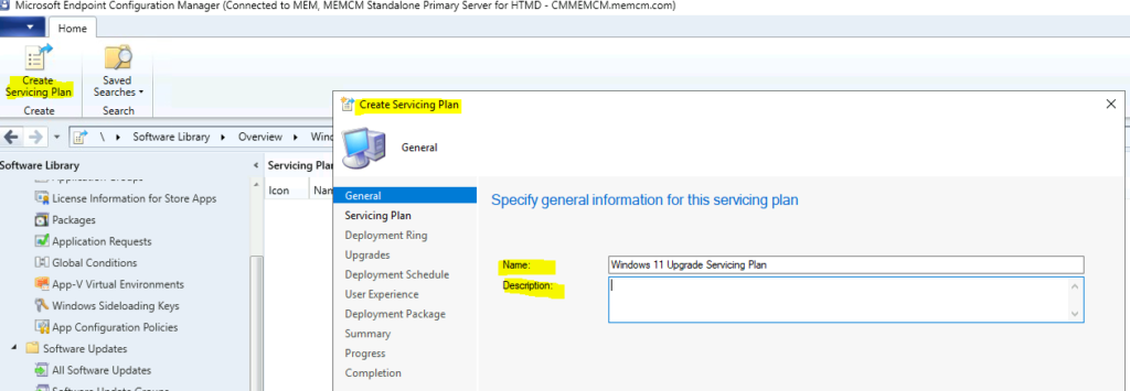 Windows 11 SCCM Servicing Plan