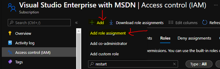 Assign Custom Azure RBAC Role to a user