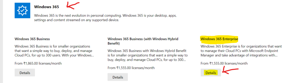 Get Windows 365 Cloud PC Trial License