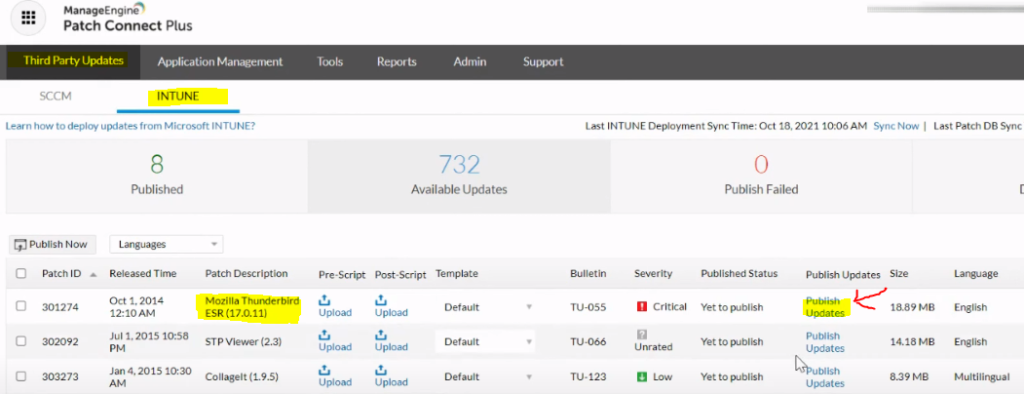 One-Click Creation of Apps Updates in SCCM and Intune - A Quick Walkthrough Patch Connect Plus