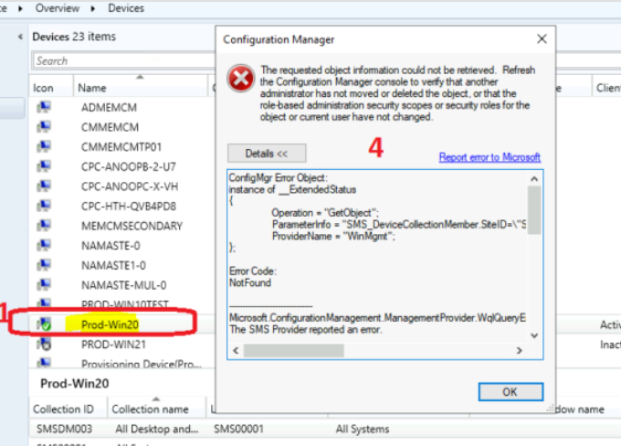 List of Fixed Issues with SCCM 2107 Rollup Update KB11121541