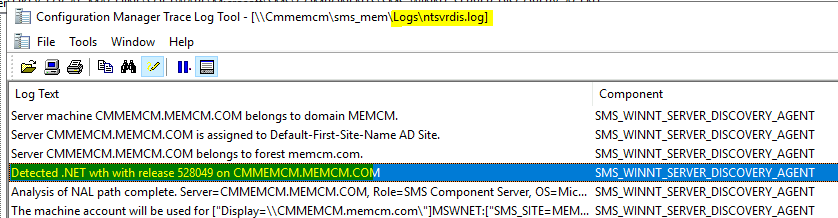 FIX SCCM Dot NET Version Error During Prerequisite Check 2