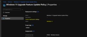 Upgrade To Windows 11 Using Intune Feature Update Deployment Policy ...