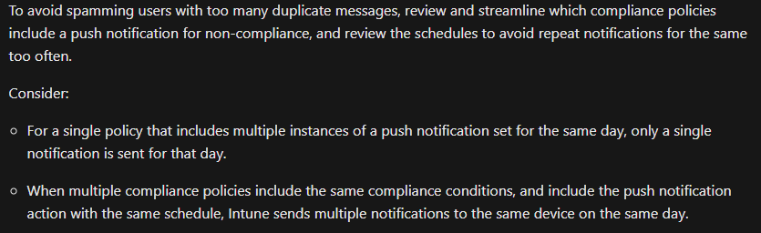  Additional Tips - Intune Compliance Policy Grace Period 