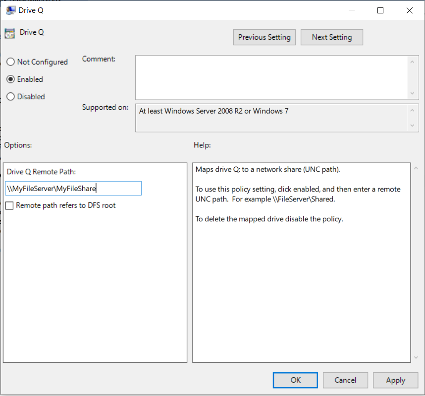 Managing Network Drive Mappings with Intune 3 Managing Network Drive Mappings with Intune - Fig.3