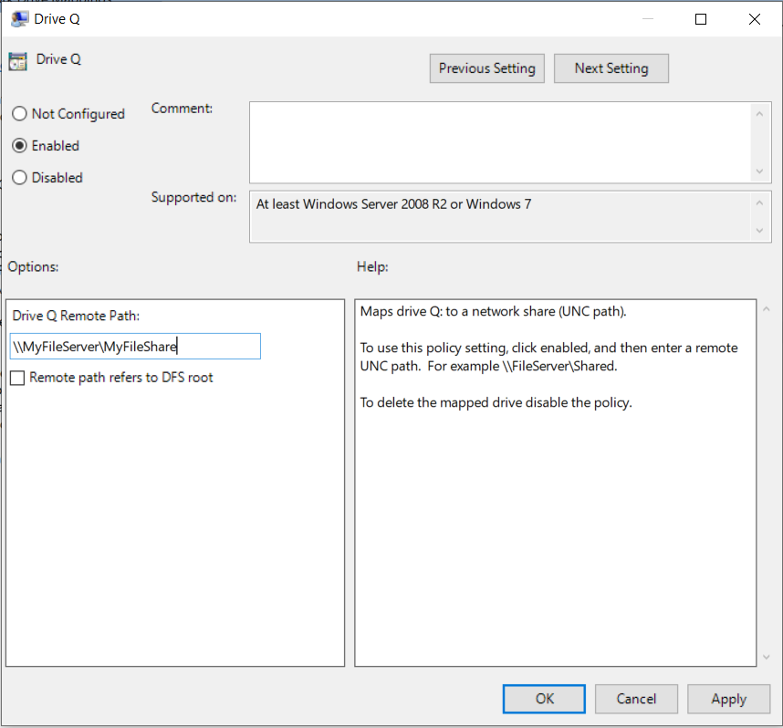 Managing Network Drive Mappings with Intune 2