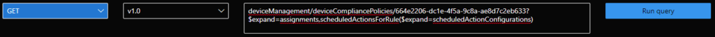 MS Graph to Configure BitLocker Compliance Policy Grace Period in Decimal Fraction