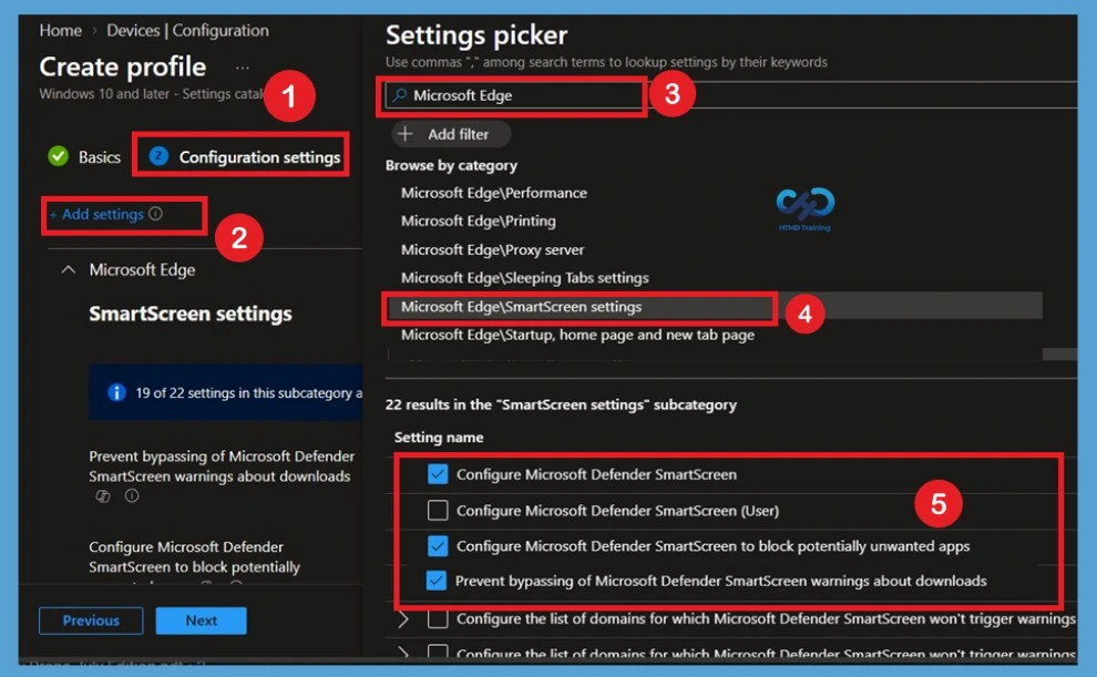 Configure MS Defender SmartScreen PUA Protection in Edge Browser to Block Potentially Unwanted Apps using Intune-Fig.4