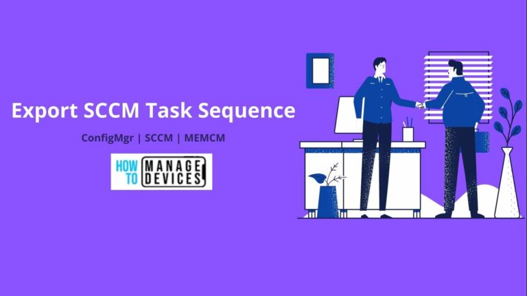 Export SCCM Task Sequence