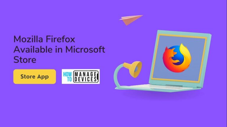 Install Mozilla Firefox Browser from Microsoft Store