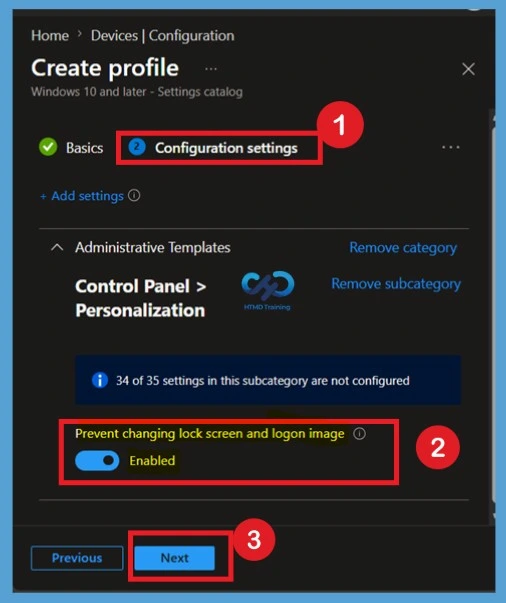 How to Prevent Users from Changing Lock Screen and Logon Images using Intune -Fig.6