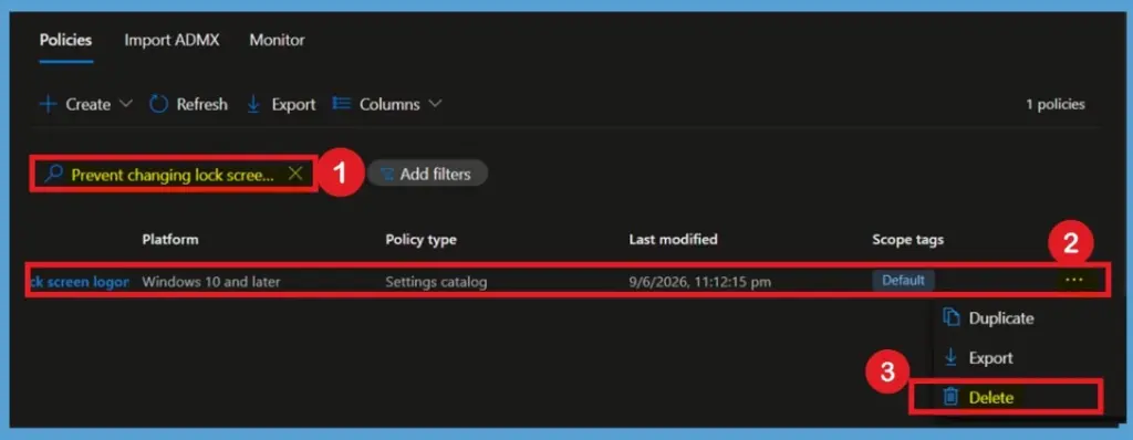 How to Prevent Users from Changing Lock Screen and Logon Images using Intune -Fig.12