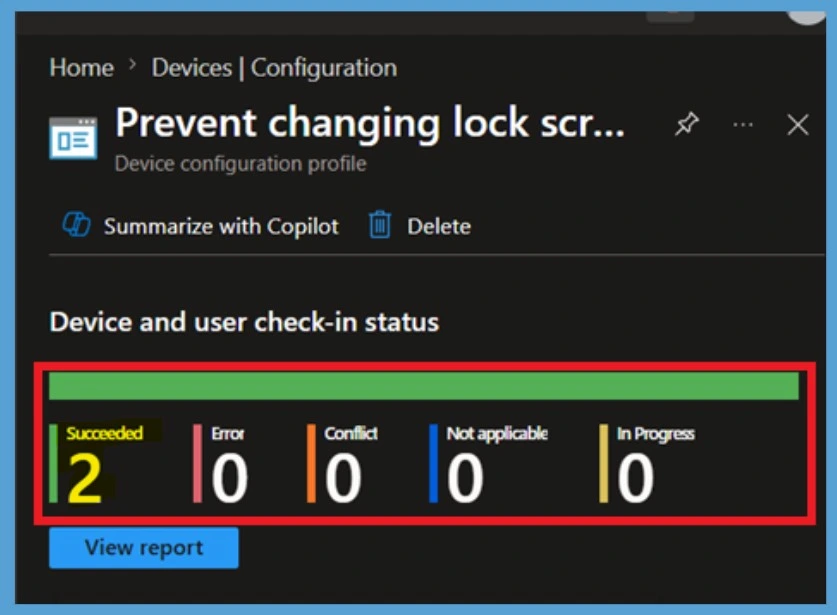 How to Prevent Users from Changing Lock Screen and Logon Images using Intune -Fig.10
