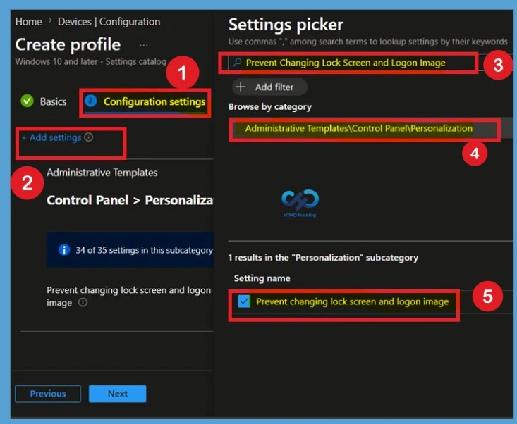 How to Prevent Users from Changing Lock Screen and Logon Images using Intune -Fig.4