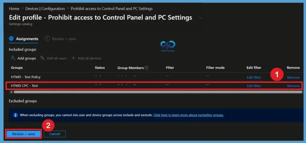 Prohibit Access to Control Panel and PC Settings to Prevent Users from Modifying System Settings using Intune Policy -Fig.12
