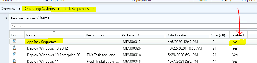 Easy Steps to Disable SCCM Task Sequence Deployment 1