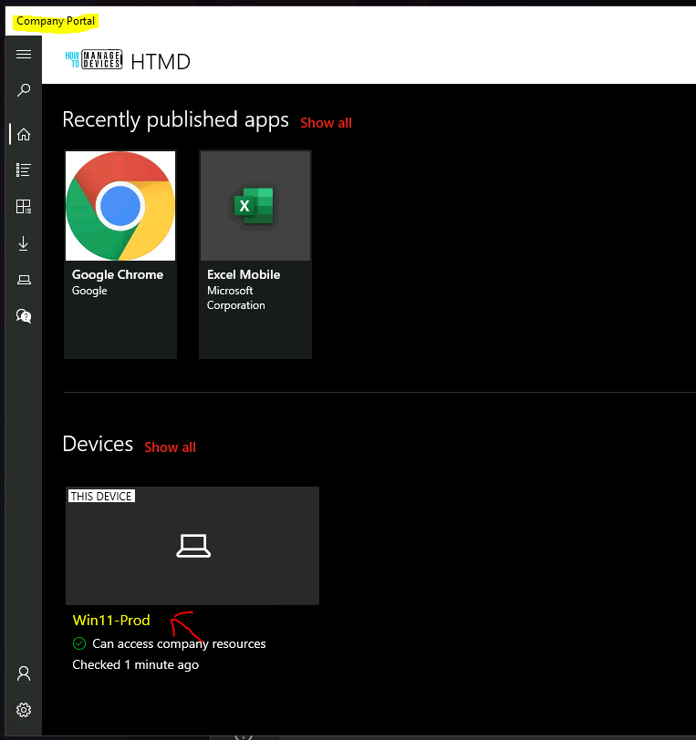Windows 11 Intune Enrollment Process using Company Portal Application Settings App 13 Windows 11 Intune Enrollment Process using Company Portal Application Settings App 6