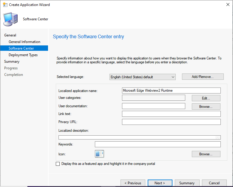 Deploy Microsoft Edge WebView2 Using SCCM ConfigMgr 3