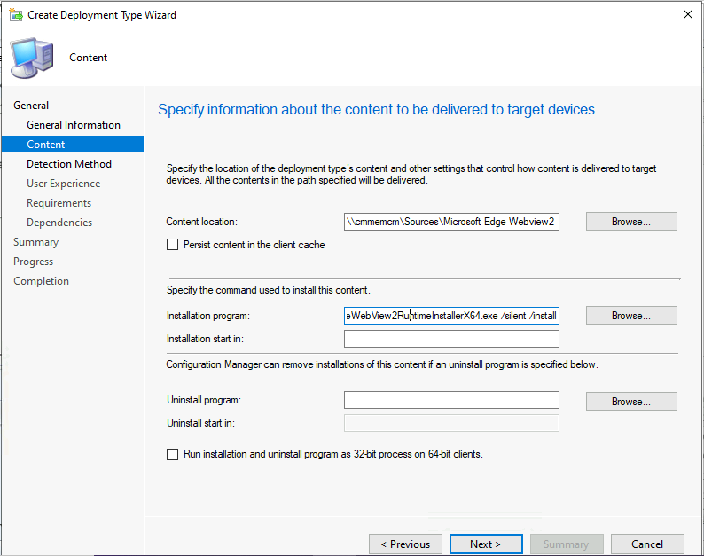 Deploy Microsoft Edge WebView2 Using SCCM ConfigMgr 7