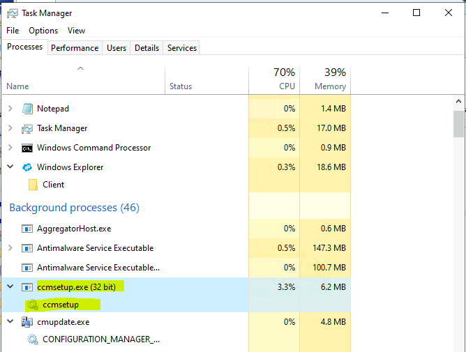 Install SCCM Client Manually Using Command Line 4 SCCM Client Installation Progress Check on Server 2022 - Install SCCM Client Manually Using Command Line
