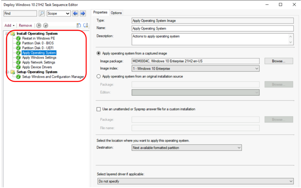 Edit Windows 10 21H2 Deployment Task Sequence – Best Guide to Deploy Windows 10 21H2 Using SCCM  