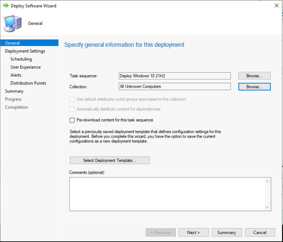 Select Collection - Best Guide to Deploy Windows 10 21H2 Using SCCM  