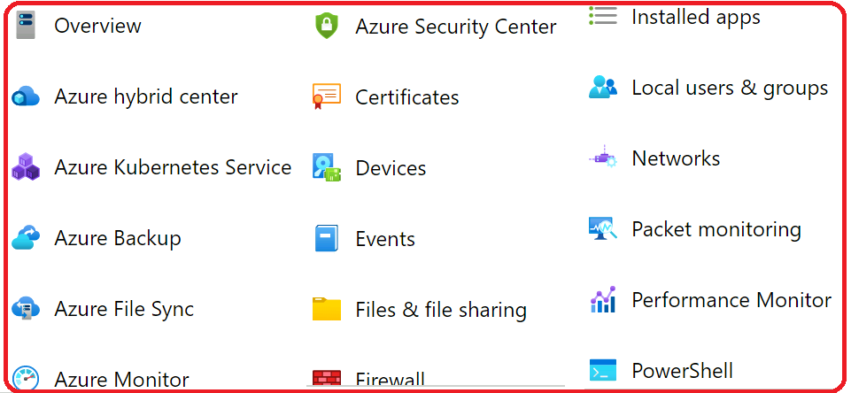 Windows Admin Center Tools