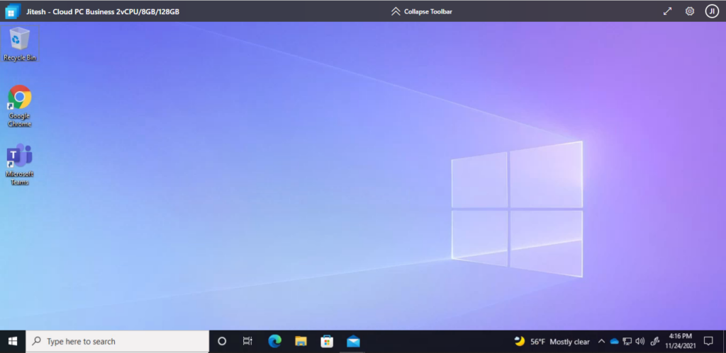 Business Edition Windows 365 Cloud PC End User Provisioning Experience Walkthrough 4