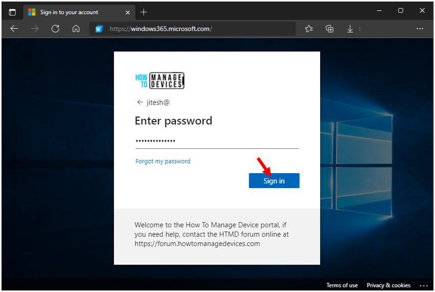 Windows 365 Cloud PC Password Reset Options | New Web Client Experience  HTMD Blog