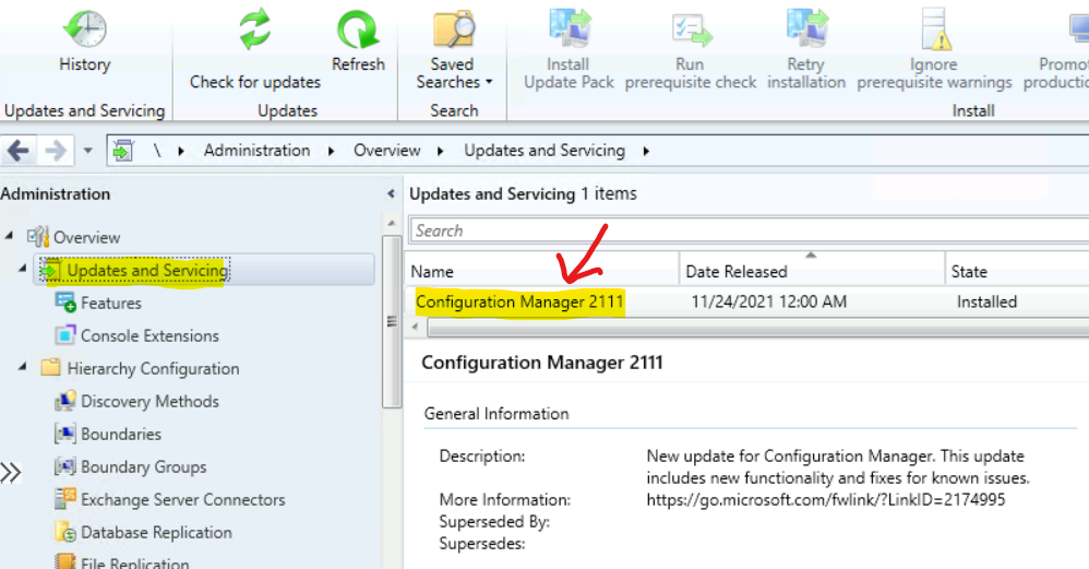 HTMD Newsletter from 10th to 14th January 2022 5 List of SCCM 2111 Hotfixes