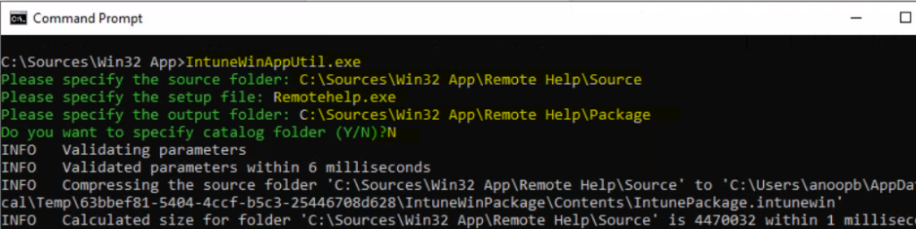 Install Intune Remote Help Application using Intune