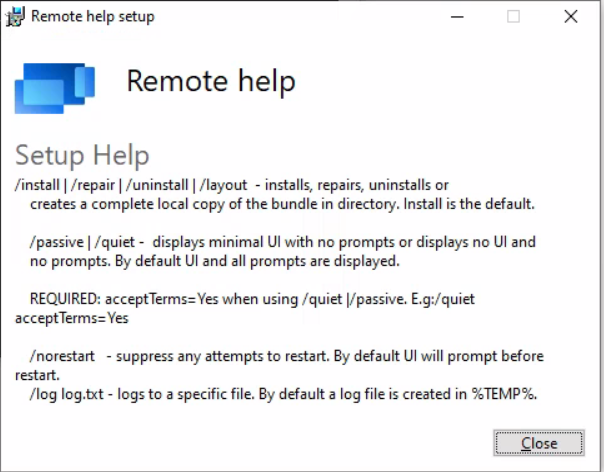 Install Intune Remote Help Application using Intune